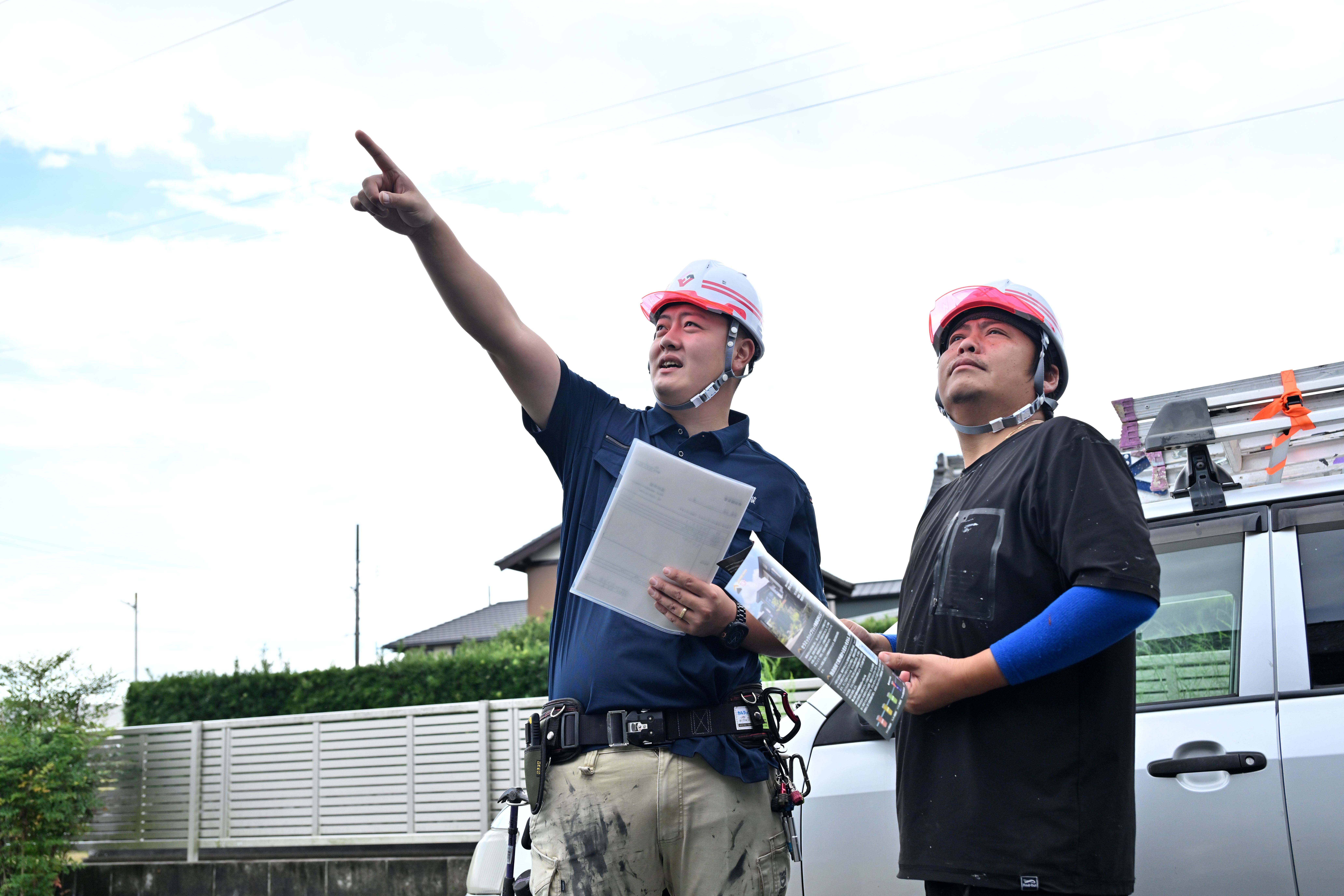 遠州外装の施工の流れ